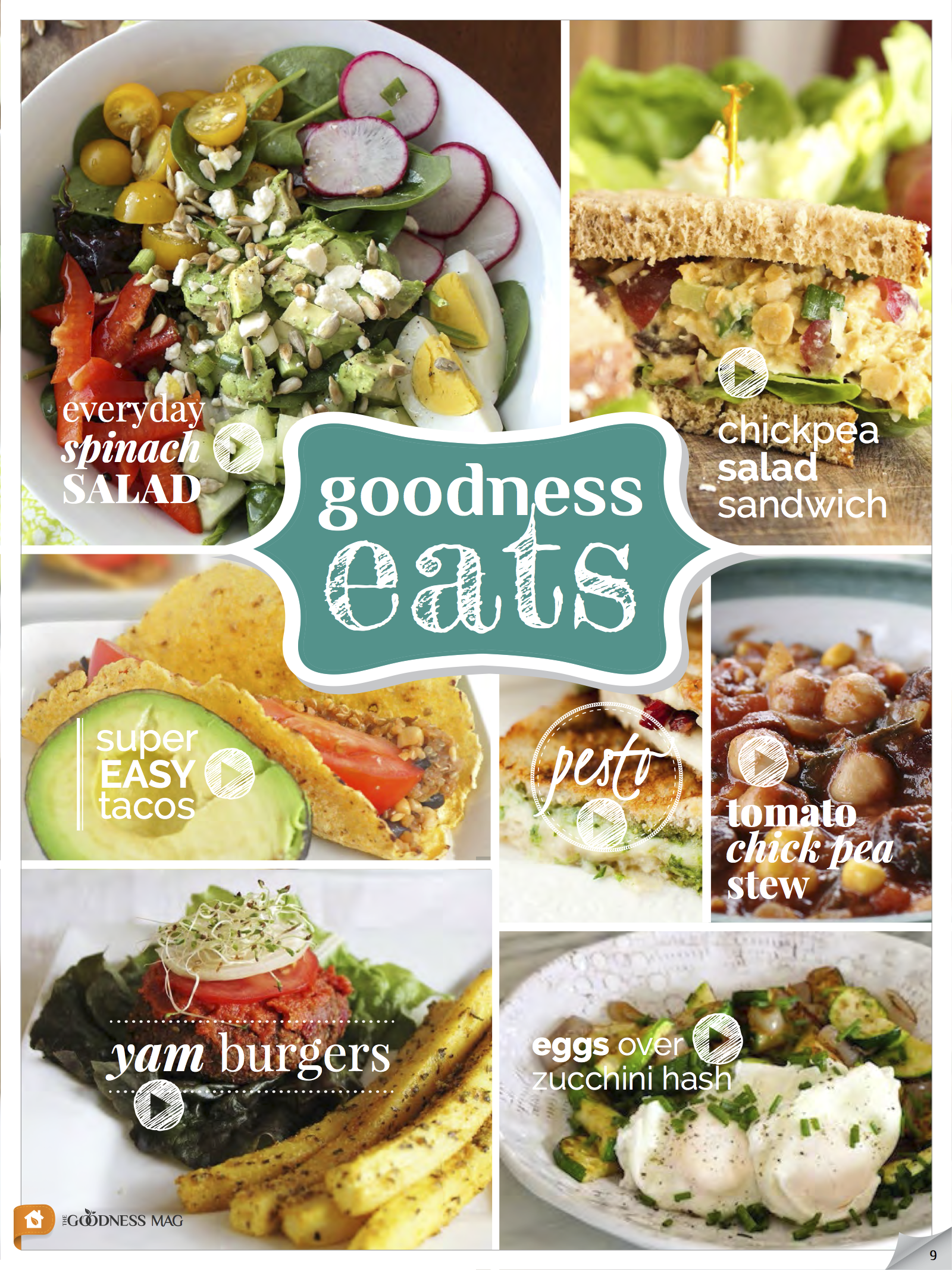 Healthy meal inspirations - The Goodness Magazine